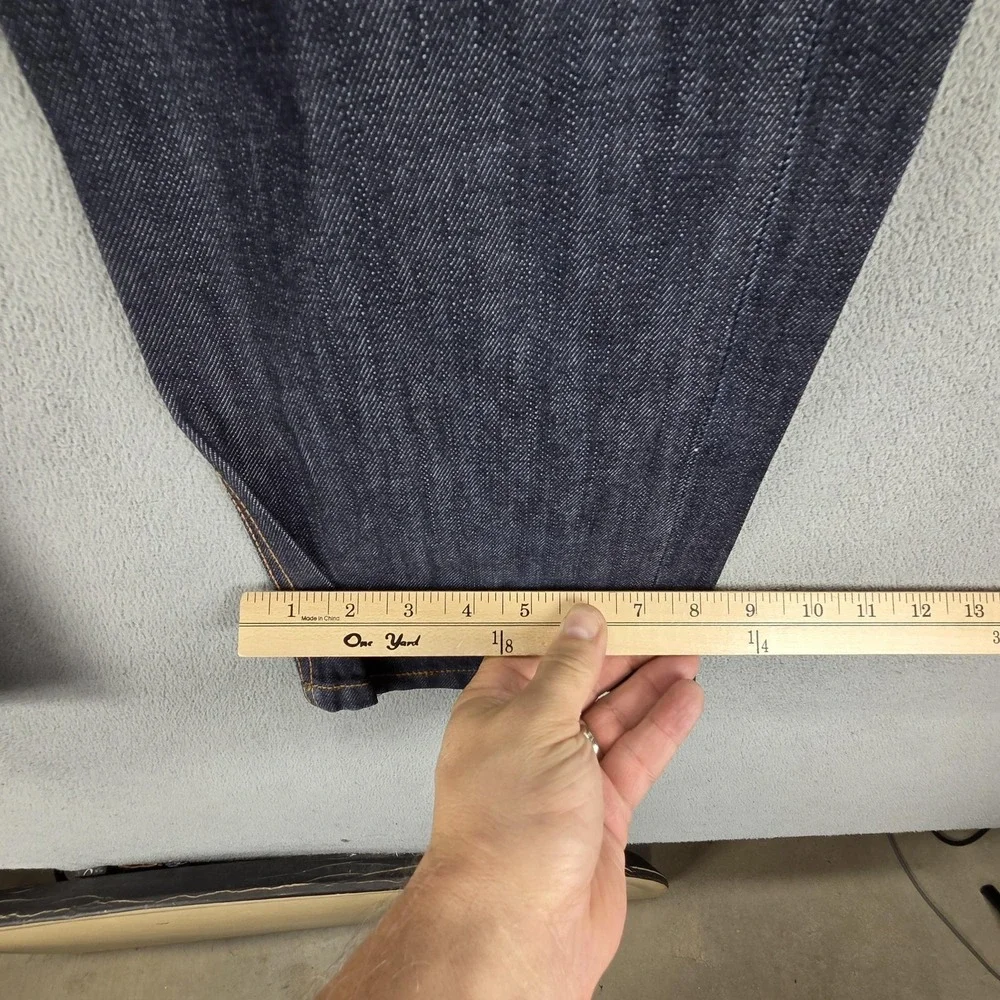 Edwin Jeans Mens Blue Selvedge SK505E Zip Made in Japan Altered Hem Fits 34x28